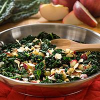 Warm Kale and Apple Salad
