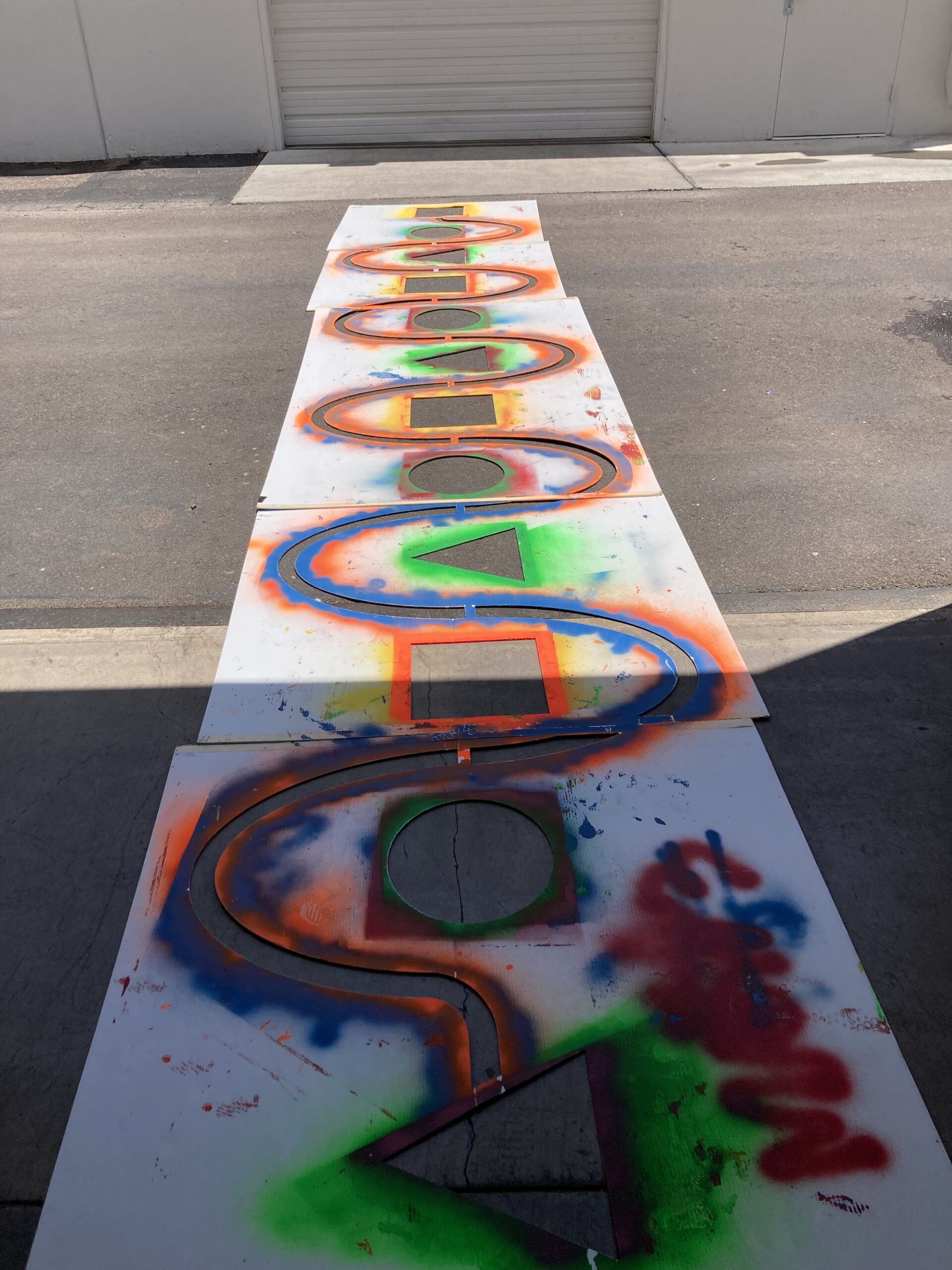 Stencil – Shapes Swirl