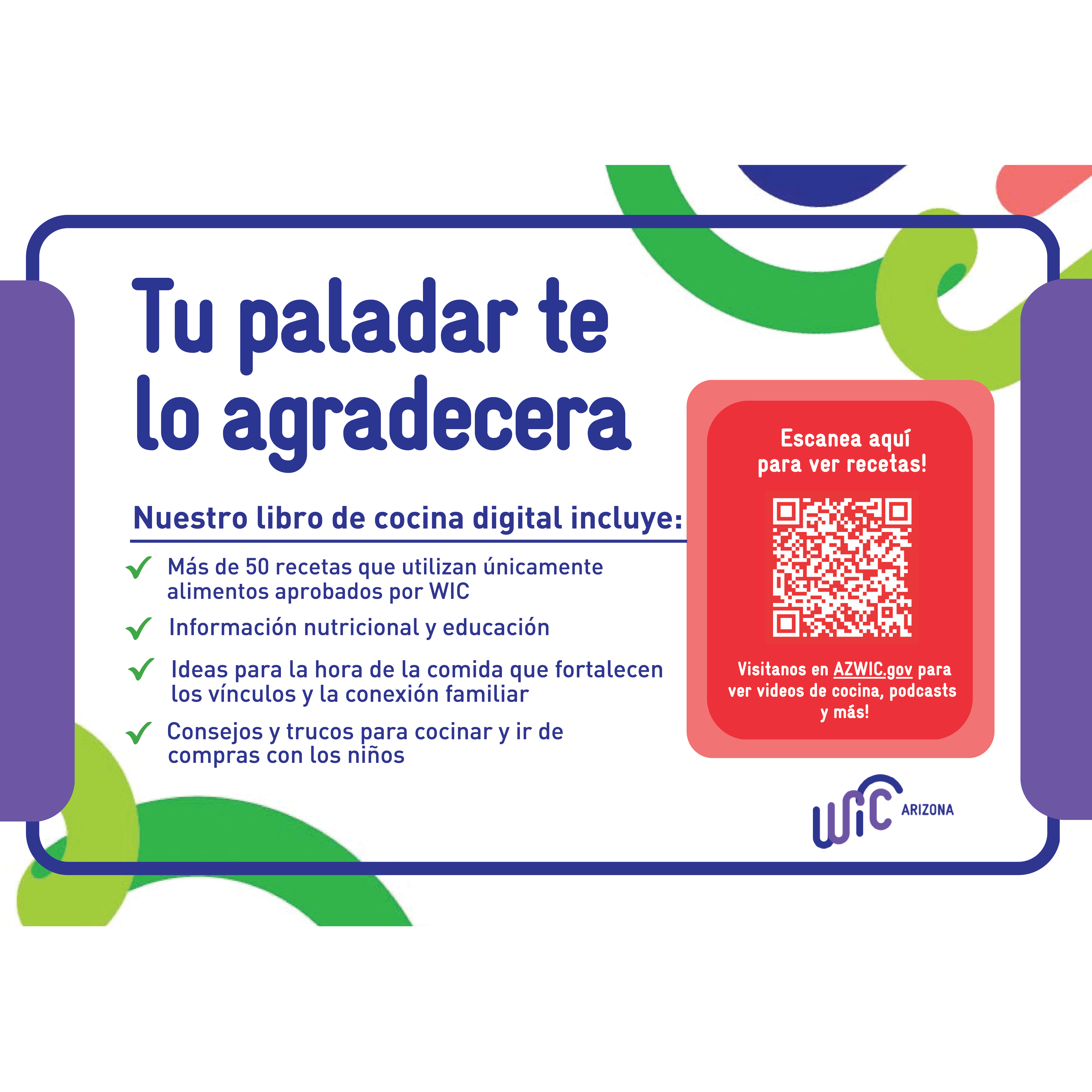 WIC Magnet Your tastebuds will thank you. – Spanish